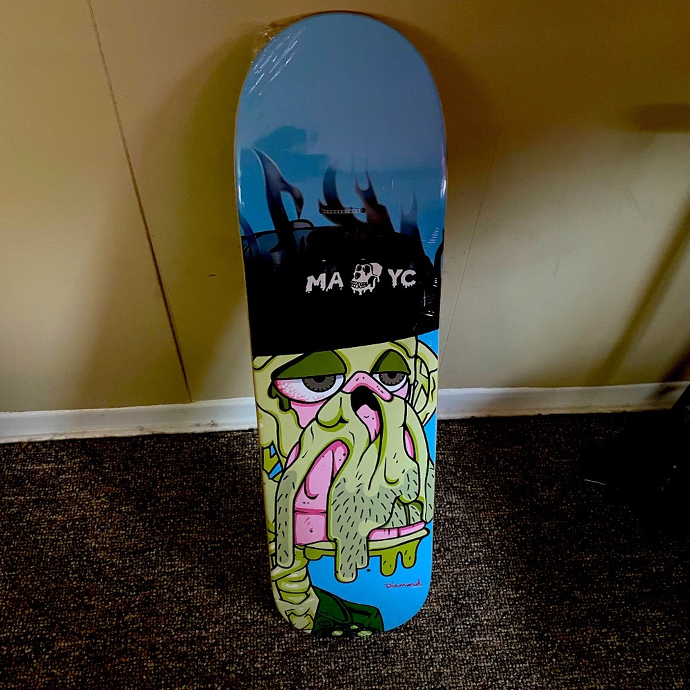 Bored Ape Yacht Club x Diamond Supply Co skateboard deck.